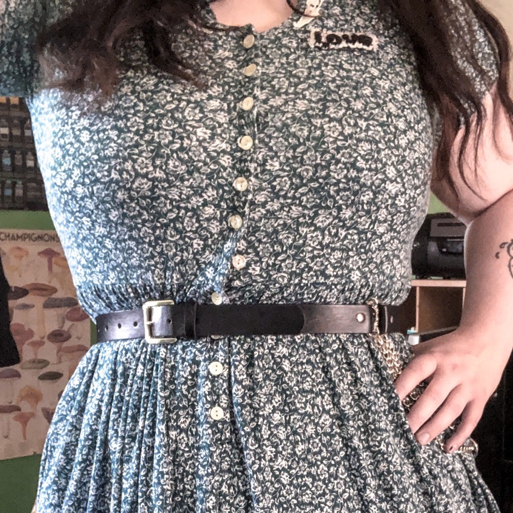 floral print y2k rare vintage dress